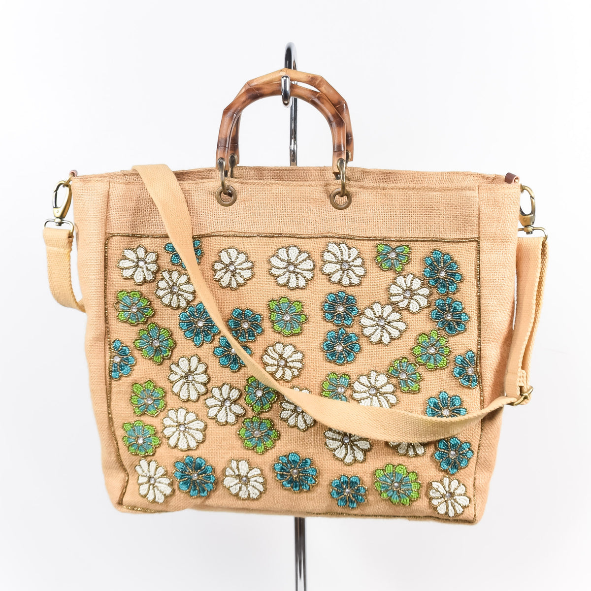 Floral Natural Handbag