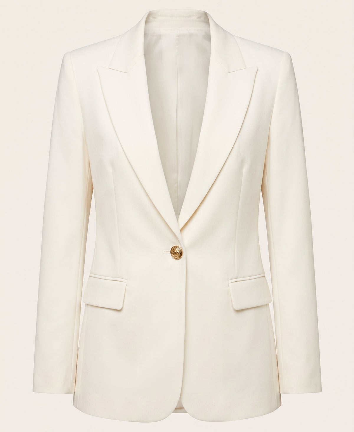 Tailored Single Button Blazer