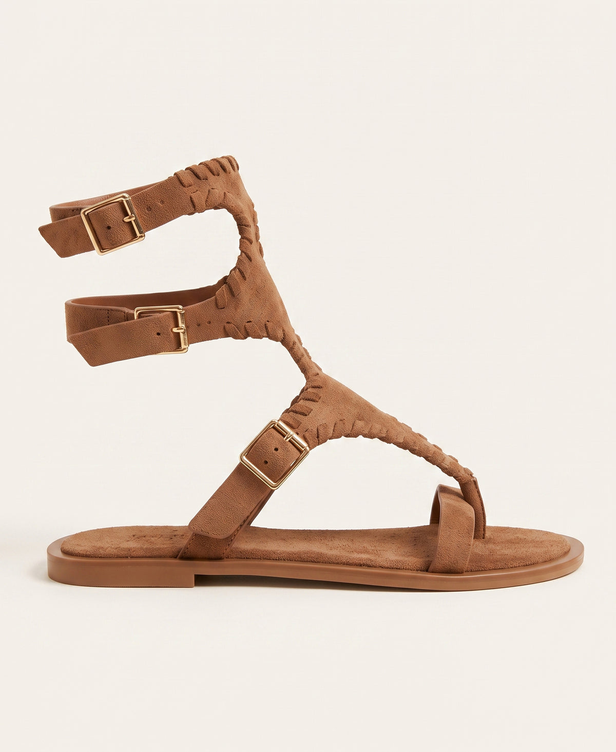 Whipstitch Gladiator Sandals
