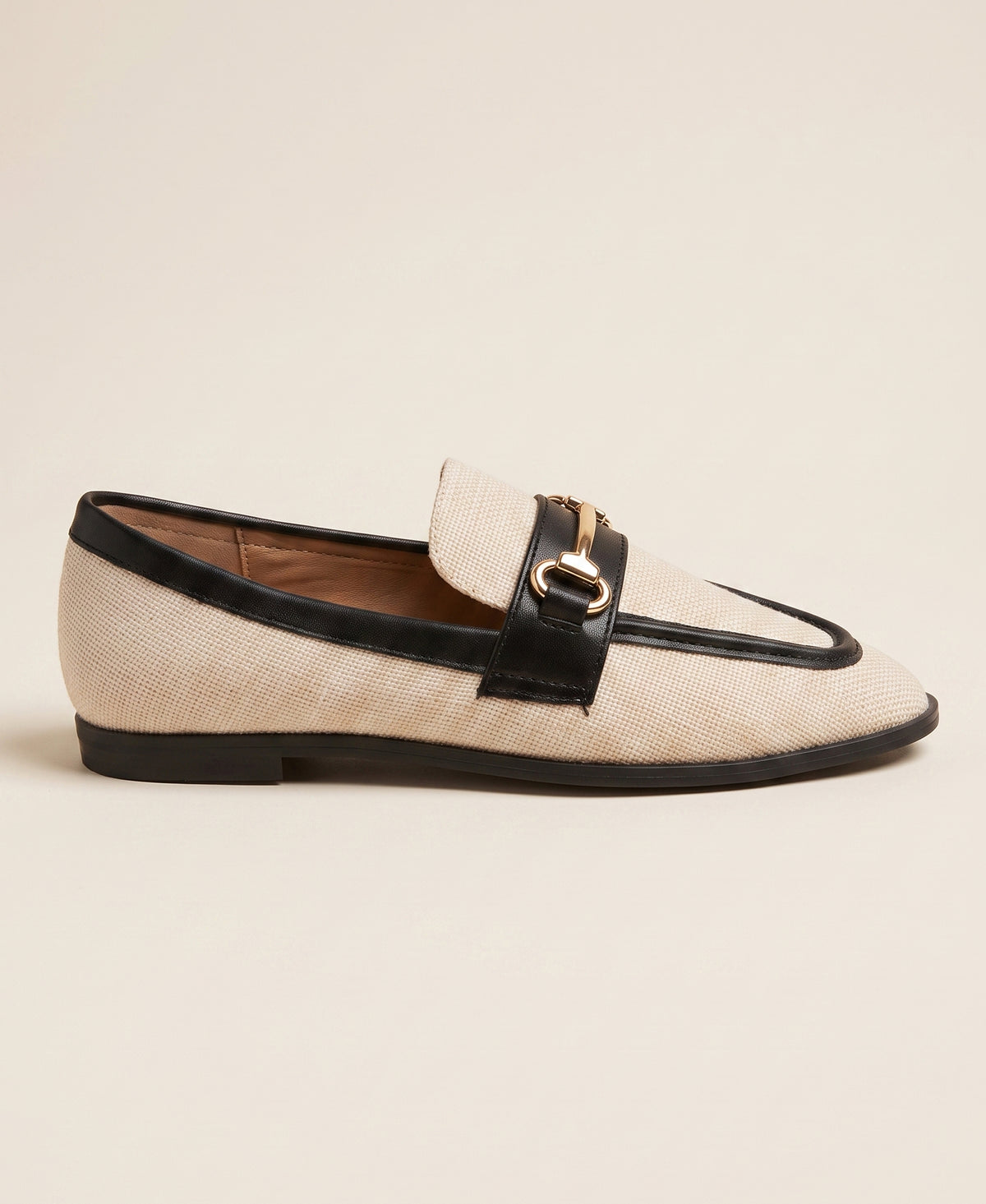 Horsebit Trim Contrast Loafers