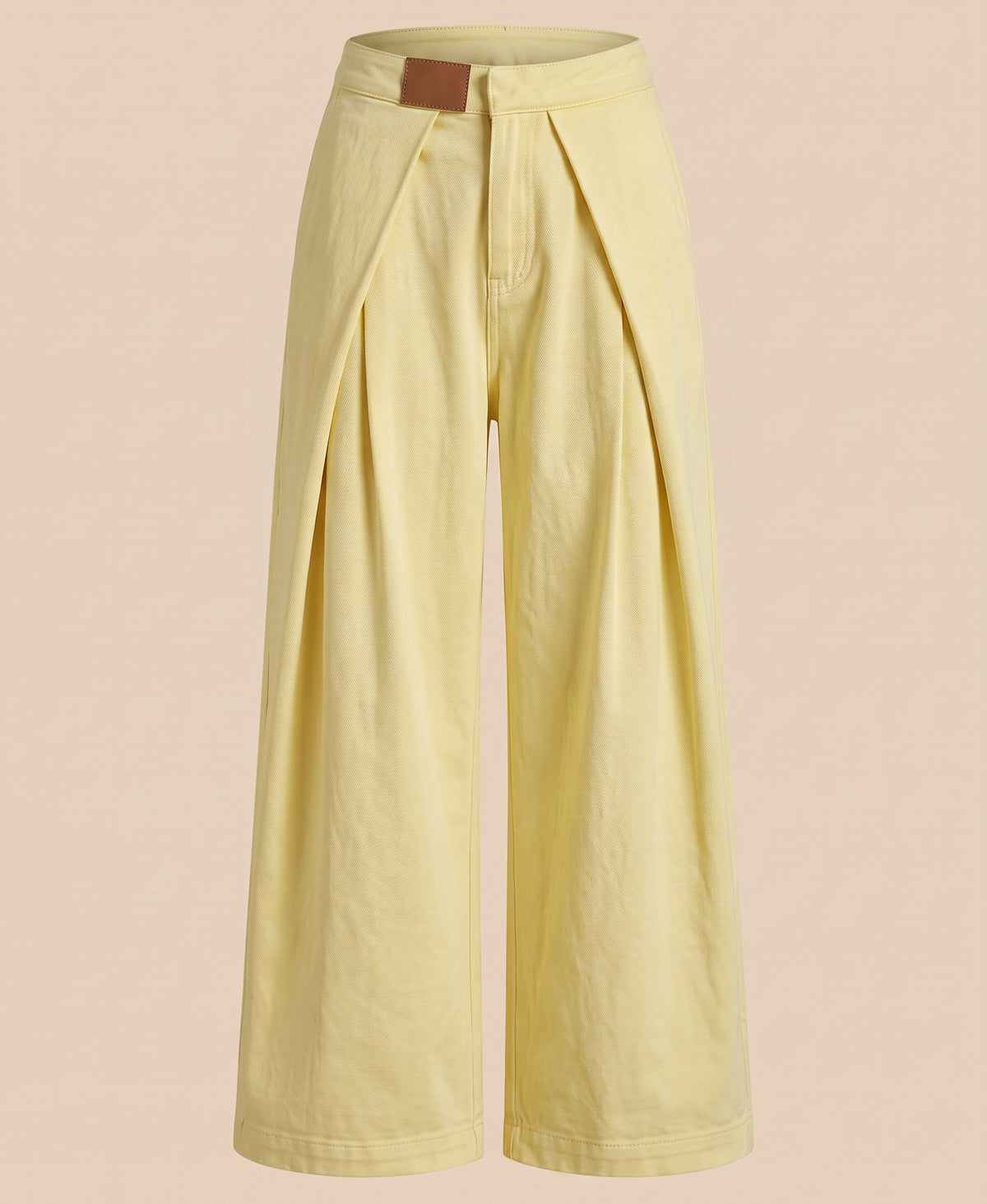 Pleated Wide Leg Pants