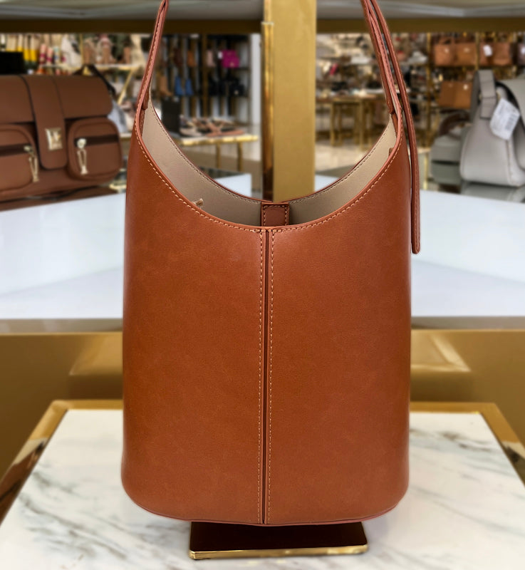 Tan Bucket Bag