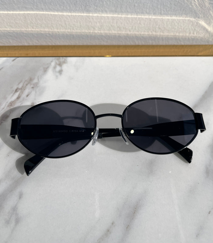 Black Round Sunglasses