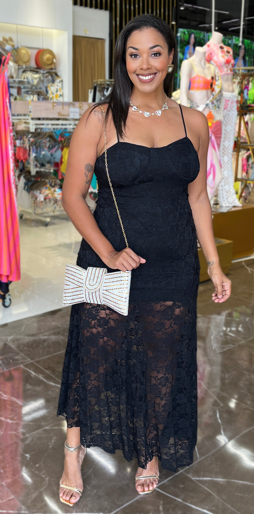 Black Lace Dress