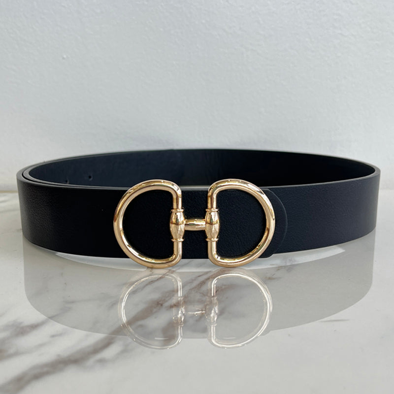 Gold Detail Black Belt