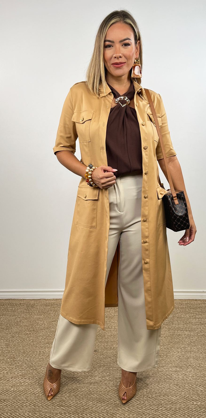 Beige Trousers