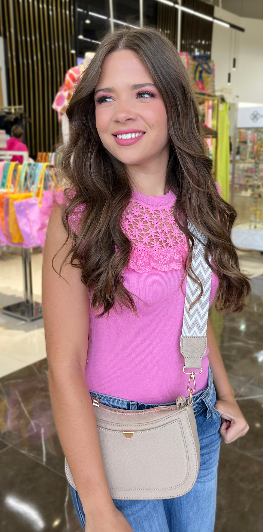Pink Knit Top