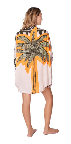 Tropical Print Cover Up