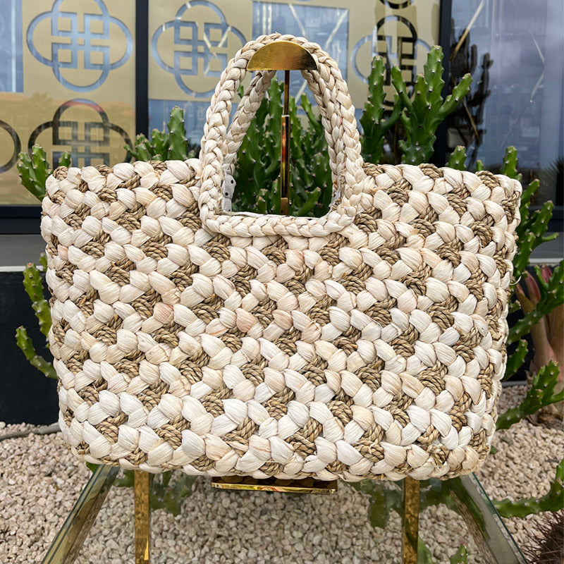 Beige Handbag