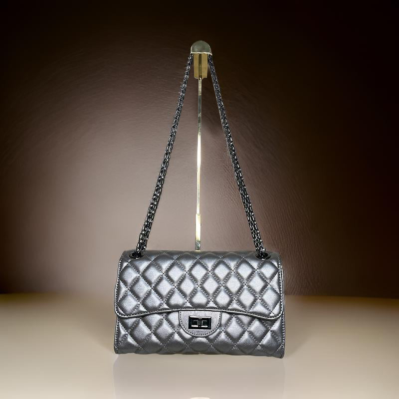 Chained Silver Purse