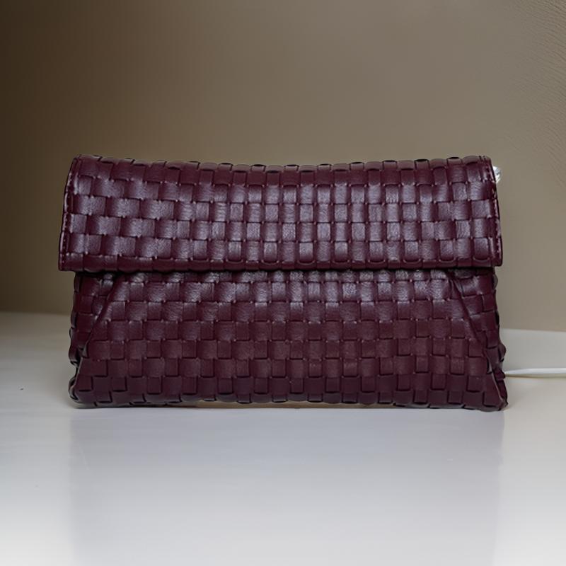 Burgundy Clutch