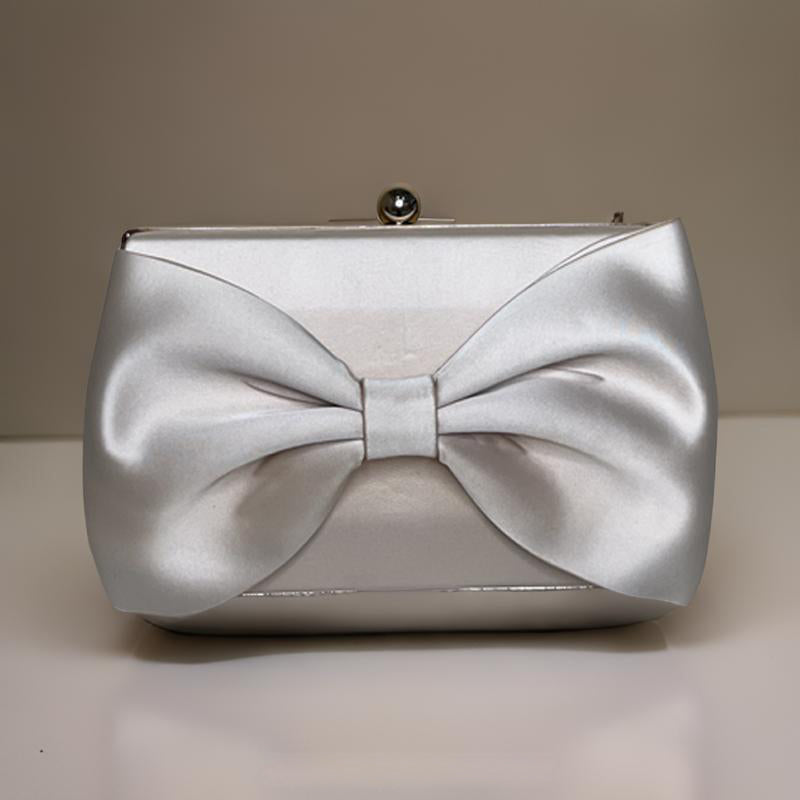 White Bow Bag