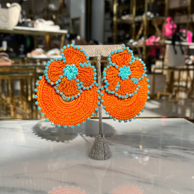 Orange Earrings