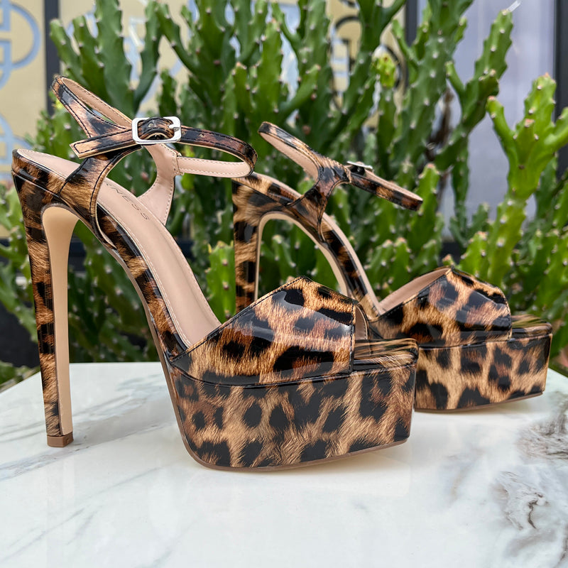 Leopard Print Heels