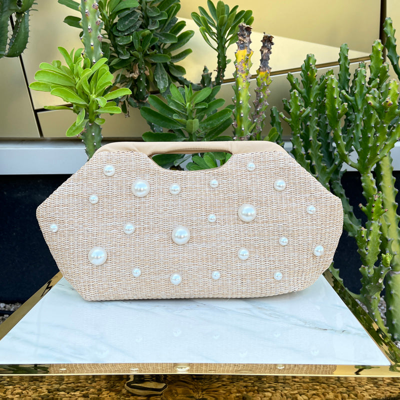 Natural Pearl Clutch