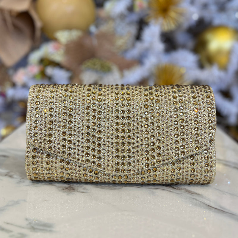 Gold Studs Clutch