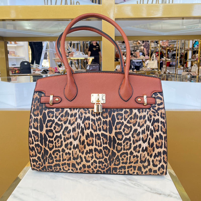 Cheetah Brown Handbag