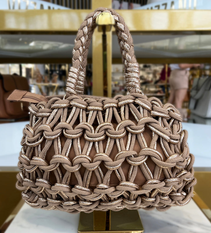 Tan Knots Handbag