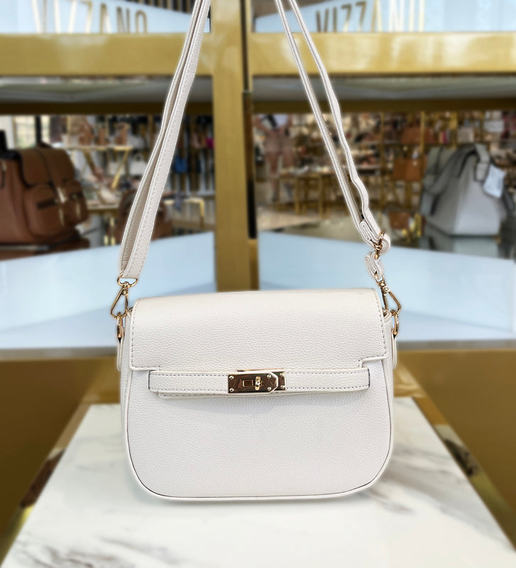 Creme Strapped Purse