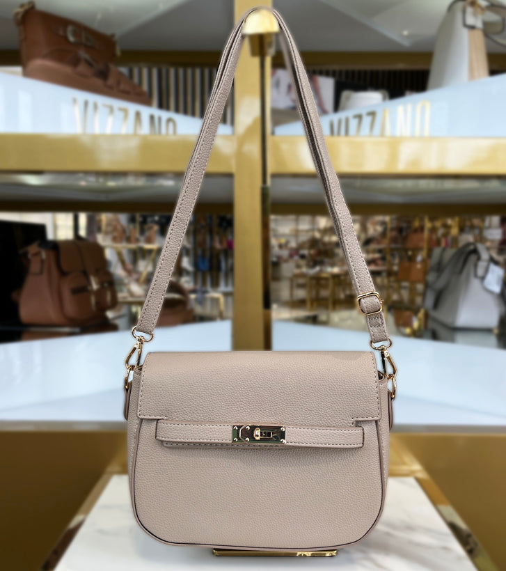 Beige Strapped Purse