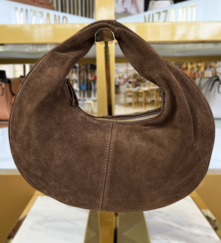 Brown Suede Handbag