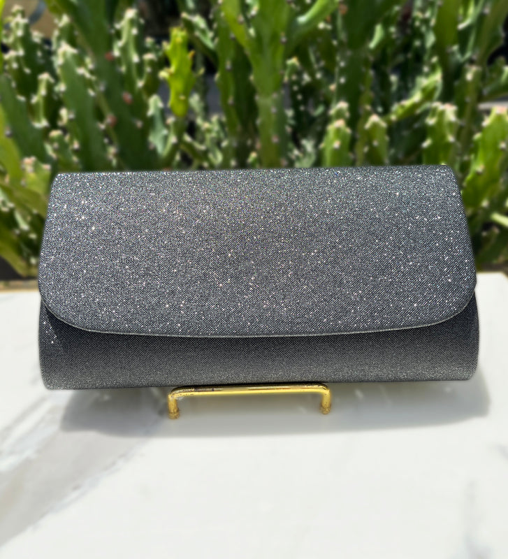 Glitter Black Clutch