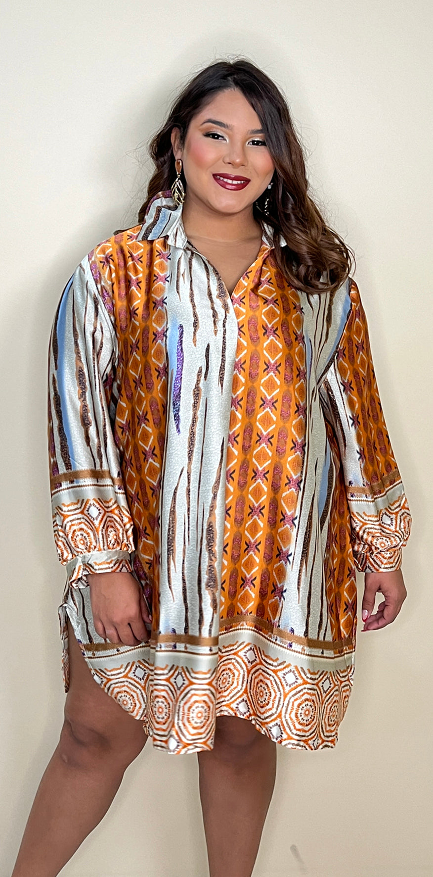 Silky Multi Print Shirt