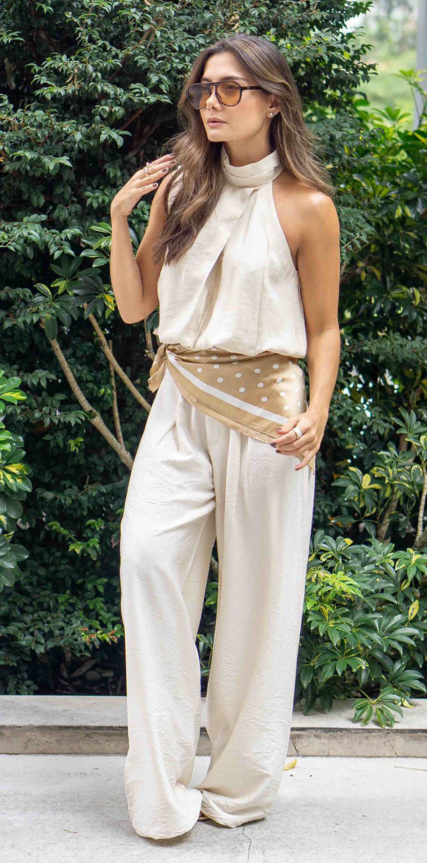 Beige Pants