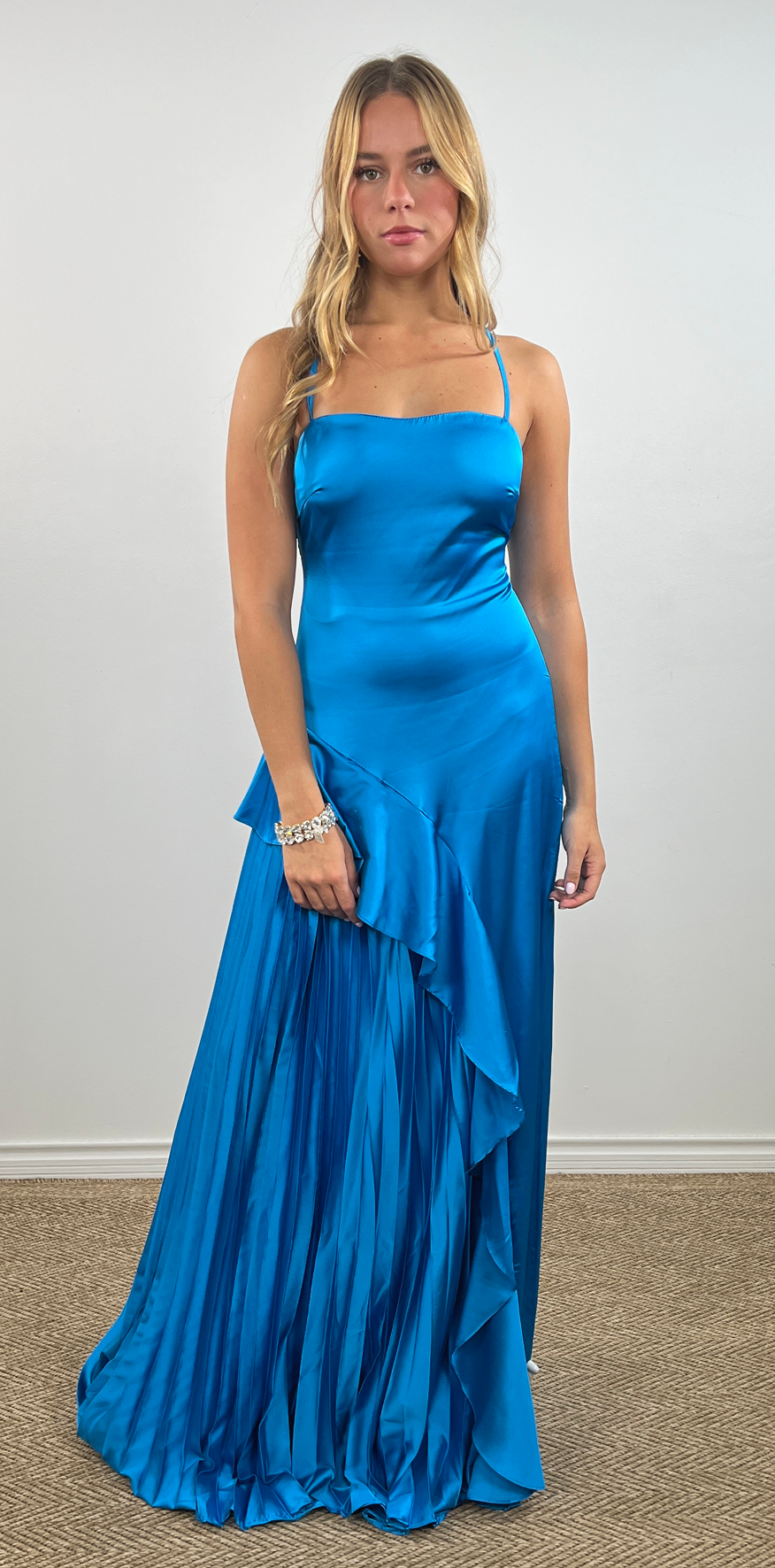 Blue Strapped Dress