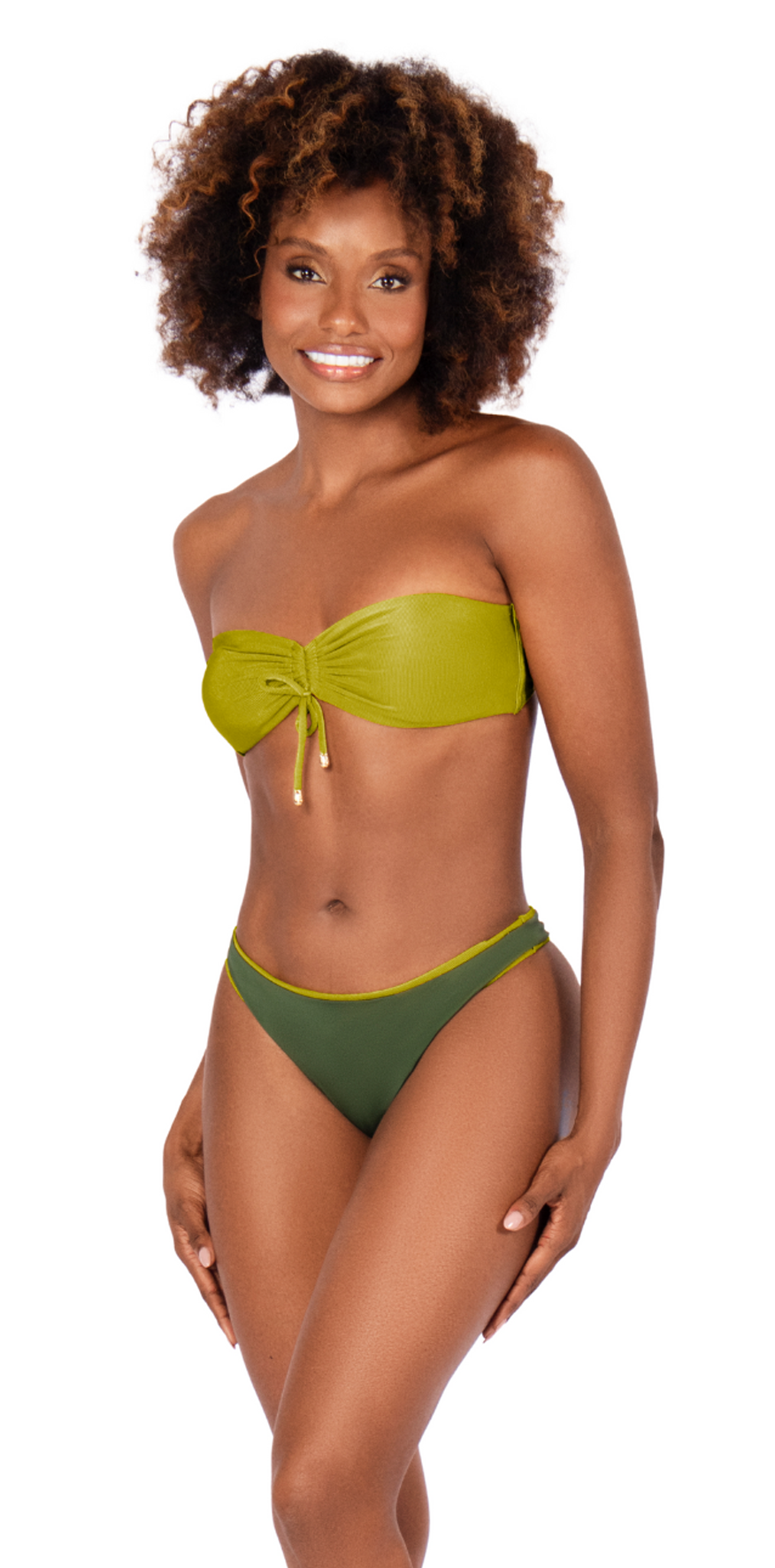 Green Reversible Bikini Bottom