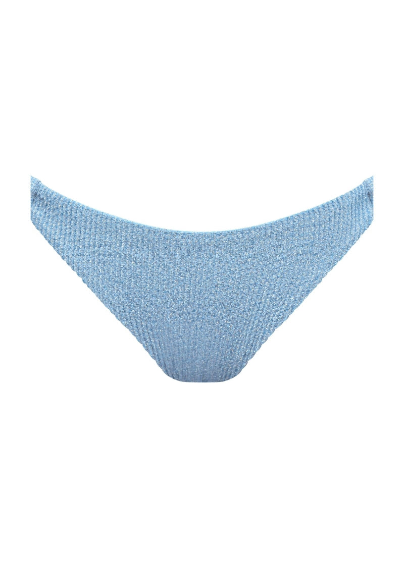 Shimmer Ribbed Bikini Bottom