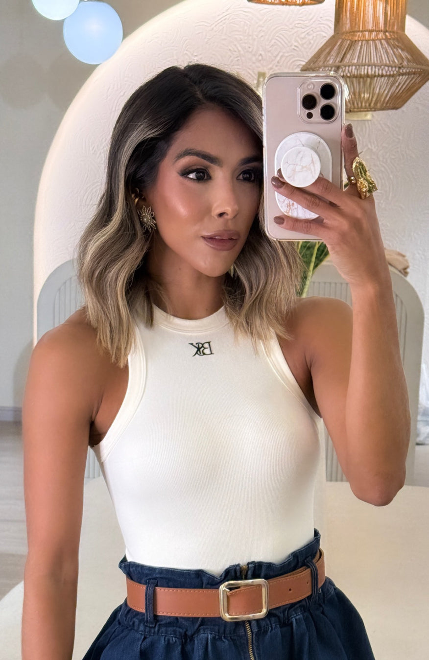 Creme Bodysuit