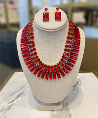 Red Necklaces & Earrings